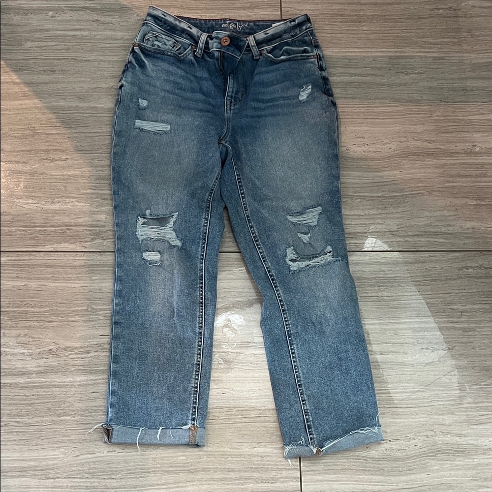 Distressed Blue Women's Jeans edgly